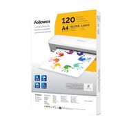 Fellowes 120pk A4 Pouches per plastificazione, Finitura lucida, 120 fogli - Ideale per avvisi e foto - Esclusiva Amazon