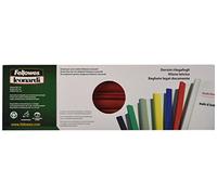 Fellowes 389790 Dorsini Rilegafogli, Diametro 4 mm, Confezione da 50 Pezzi, Rosso