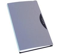 Portabiglietti da visita Office Suites - 240 tasche - con custodia - 11,4x19,2 cm - silver - Fellowes