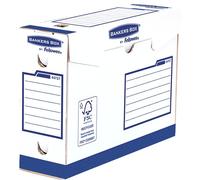 Bankers Box 4472702 Scatola Archivio Robusta A4+ Basic, Dorso 100 mm, FSC, Confezione da 20 Pezzi