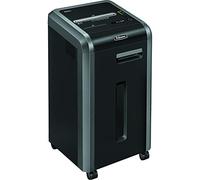 Fellowes Distruggidocumenti a frammento 225Ci, 22-24 fogli, per grandi uffici, cestino 60L, sicurezza P-4, ciclo continuo, nero, 4622003 - nero 4622003