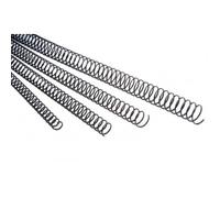 ESPIRALES METÁLICAS 12MM PARA ENCUADERNAR FELLOWES 5110401 CAJA 100 UNIDADES PARA MAQUINAS DE PASO 5:1 HASTA 80 A4