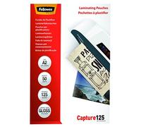 Fellowes 5309302 Fogli per Plastificatrice, A2, 426 x 600 mm, 50 Fogli - NUOVO