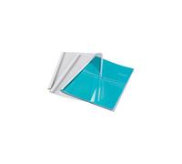 Fellowes 53152 cartellina A4 Plastica Trasparente, Bianco 100 pz