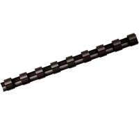 Fellowes Dorsi plastici per rilegatura 5331502 – 21 anelli passo 9/16 Ø12 mm confezione da 25 Nero