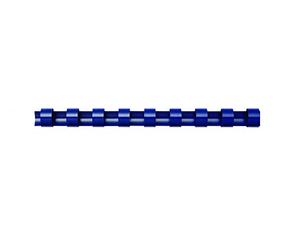Fellowes 5347903 Dorsi Plastici per Rilegatura, 22 mm, Confezione da 50 Pezzi, Blu