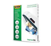 (TG. 100 my) Fellowes 5351002 Pouches Lucide Impress100, Formato A5, 100 Micron,