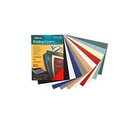 Fellowes 5370402 Copertine per Rilegatura Delta FSC, Formato A4, Confezione da 100 Pezzi, Nero