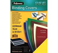 Fellowes 5370503 Copertine Delta Fsc, Giallo, 100 Pezzi