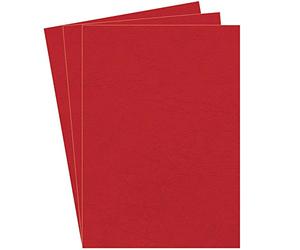 Fellowes 5371603 Copertine per Rilegatura Delta FSC, Formato A4, Confezione da 100 Pezzi, Rosso Scuro