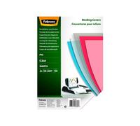 100 pz copertina per rilegatura trasparenti Clear PVC Covers - 150 Micron A4 Fellowes