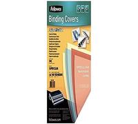 Fellowes 53763 Copertine per Rilegatrice in PVC Trasparente, Formato A4, 300 Micron, Confezione da 100 Pezzi