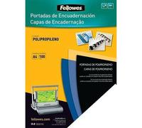 Fellowes Copertina per rilegatura Din A4 Polipropilene nero 280 micron Confezione da 100 unità