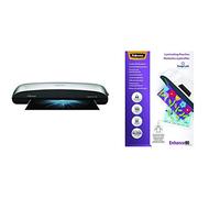 Fellowes 5738301 Plastificatrice Spectra A3, 80-125 Micron & 5306114 Pouches Di