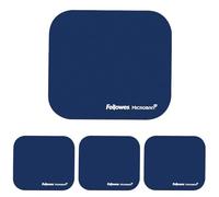 Fellowes 5933805 Mouse Pad con Microban, Blu Navy (Confezione da 4)