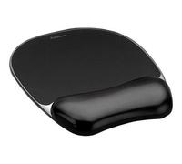 Fellowes 9112101 Nero Monocromatico Gel Plastica Riposo del polso Mousepad con