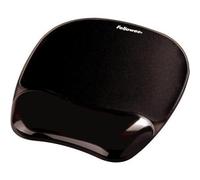 Fellowes Supporto Per Polso Mouse Crystal Gel One Size Black