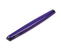 Poggiapolsi Fellowes Gel Crystal per tastiera in gel trasparente viola