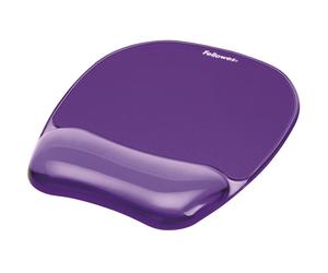 Fellowes 9144104 tappetino per mouse Viola (Fellowes Crystal Gel Mouse Pad and Wrist Rest Purple 91441 9144104) NEW