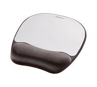 Fellowes 9175801 Tappetino Mouse con poggiapolsi in Memory Foam, grigio