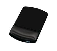 Tappetino mouse con poggiapolsi in gel Fellowes 9374001 - 399713 regolabile in altezza - Colore grafite - Materiale gel - Dimensioni 15,6 x 25 x 2,6 cm. - 9374001