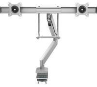 Fellowes 9909201 Eppa Dual Crossbar Monitor Arm - Silver NEW