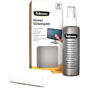 Fellowes 9930501 Kit di Pulizia Smartphone Tablet & E-Book, Spray 120 ml e Panno in Microfibra