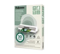 Fellowes A6 Pouches per Plastificazione - 100 Pezzi, Finitura Opaca, 75/80 Micro