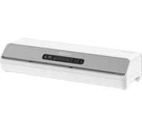 Fellowes Plastificatrice a caldo Amaris A3 – fino a 175 micron, starter pack di 10 pouches – Bianco