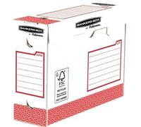 Fellowes Bankers Box Basic Confezione da 20 cartelle definitive A4+ 100 mm - extra resistenti - Assemblaggio manuale - Certific