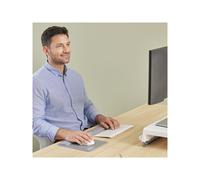 Fellowes Breyta grigio poggiapolsi da tastiera 32 cm Supporto 100142571