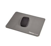 Fellowes Breyta Mousepad ergonomico extra-large grigio - Base in gomma antiscivolo, bordi cuciti resistenti, protezione Microban, ecologico e ottimizzato per mouse ottici e laser.
