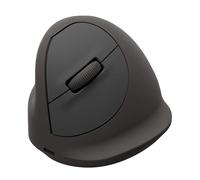 Fellowes Breyta Plus mouse verticale ergonomico, taglia L, per mancini. Bluetooth, ricevitore usb wireless o cavo. Materiali riciclati, protezione Microban, batteria ricaricabile.