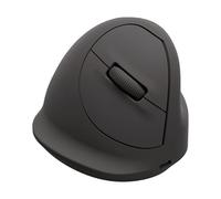 Fellowes Breyta Plus mouse verticale ergonomico, taglia M, per destri. Bluetooth, ricevitore usb o cavo. Materiali riciclati, protezione Microban, batteria ricaricabile