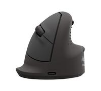 Fellowes Breyta Plus mouse verticale ergonomico, taglia L, per destri. Bluetooth, ricevitore usb o cavo. Materiali riciclati, protezione Microban, batteria ricaricabile