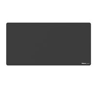 Fellowes Breyta Mousepad ergonomico extra-large Nero - Base in gomma antiscivolo, bordi cuciti resistenti, protezione Microban®, ecologico e perfetto per scrivere, digitare e usare il mouse.