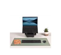 Fellowes Tappetino da scrivania Breyta grande, bordi cuciti, base in gomma antiscivolo, salvia