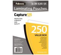 FELLOWES - Buste per Plastificazione Trasparente A4 125 Micron 5314903