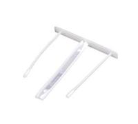Fastener fermafogli - plastica - passo 80 mm - capacità 6 cm - bianco - Fellowes