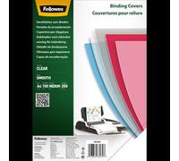 Fellowes Clear PET Binding Cover 250 micron A4 [Pack 100] 5384801 NEW