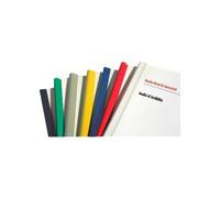 Dorsetti tondi per rilegatura - 8 mm - rosso - Fellowes - scatola 50 pezzi