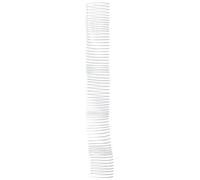 Fellowes Confezione da 25 spirali metalliche, bianco, 44 mm