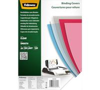 Fellowes Clear PET Binding Cover 180 micron A4 [Pack 100] 5384601 NEW