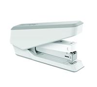Fellowes Cucitrice LX850 a striscia intera con Tecnologia Easy-Press e Rivestimento in Microban, Capacità 25 Fogli, Punti da 24/6mm e 26/6mm, Colore Bianco