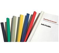 Dorsetti tondi per rilegatura - 6 mm - verde - Fellowes - scatola 50 pezzi