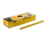 Fellowes D116GI Dorsini Rilegafogli, Diametro 16 mm, Confezione da 25 Pezzi, Giallo