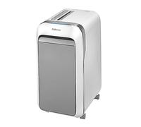 Fellowes distruggi documenti a microframmento LX221, 20 fogli, per piccolo ufficio, da 3 a 5 utenti, distruggidocumenti con tecnologia Intellibar, 100% anti inceppamento e Safesense, bianco