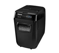 Fellowes Distruggidocumenti a microframmento AutoMax™ 200M, 200 fogli automatico, 10 manuale, piccolo ufficio, cestino 32L, sicurezza P-5,nero,4656301 - nero 4656301