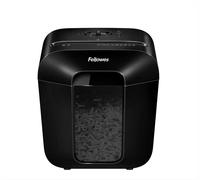 Fellowes Distruggidocumenti a frammento LX25, 6 fogli, per uso personale, con blocco di sicurezza, cestino da 11,5L, sicurezza P-4, nero, 4170501