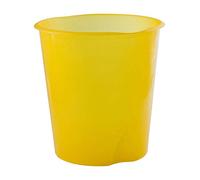 Fellowes E020TG Cestino Gettacarte, Trasparente Giallo